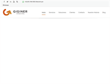 Tablet Screenshot of giginer.com